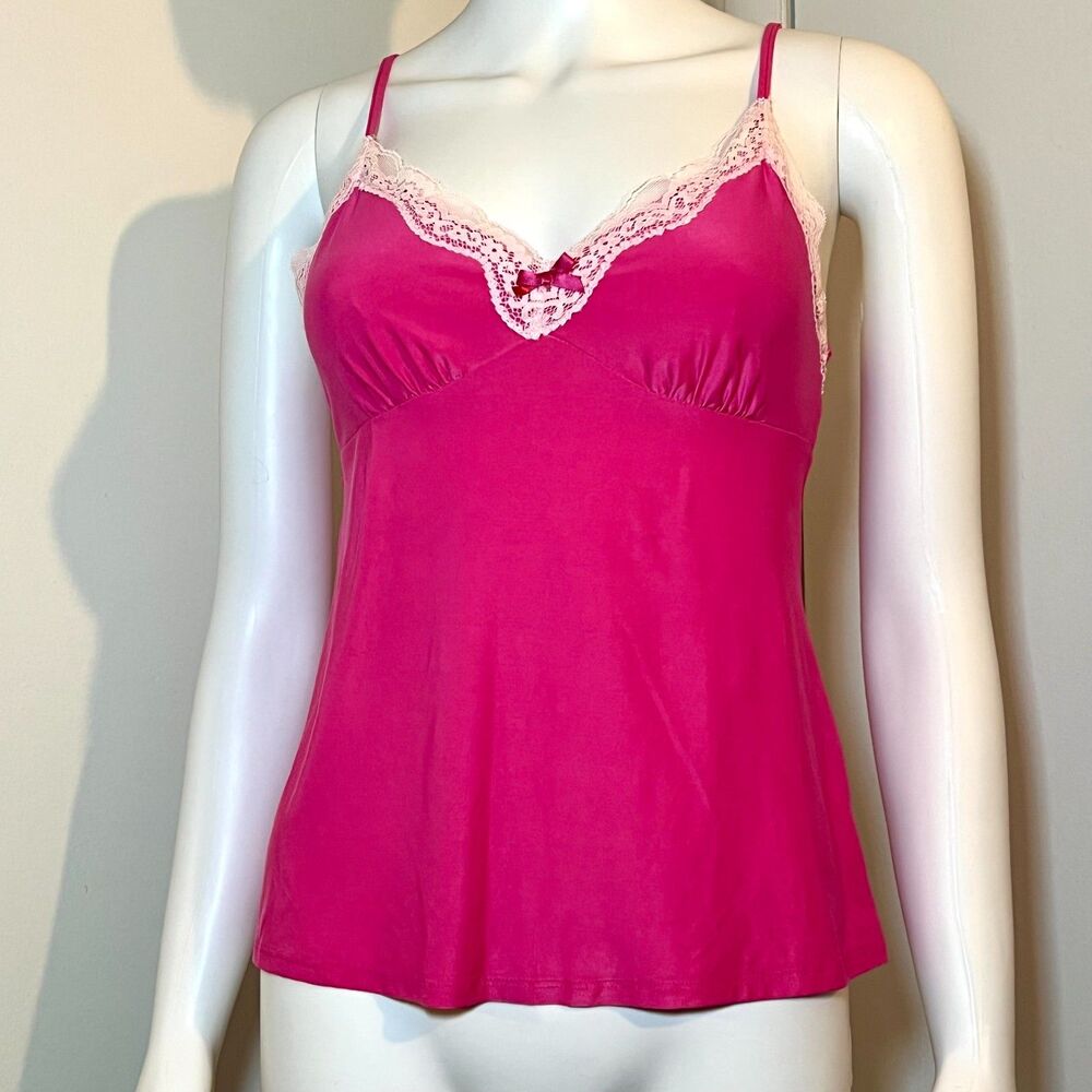 Gilligan & Omalley Babydoll Tank Top S Coquette Y2K 2000s Preppy Cottage Mcbling